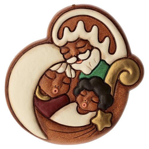 THUN Holy Family gingerbread Christmas decoration, large 4