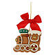 THUN Ceramic maxi Christmas decoration: gingerbread train s1