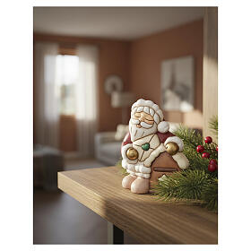 Babbo Natale THUN con cassetta delle lettere in ceramica