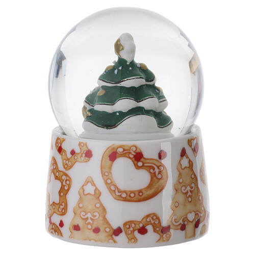 Small THUN snow globe with Christmas tree 3
