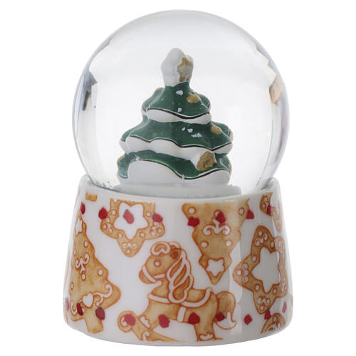 Pequeña bola de nieve THUN con árbol de Navidad 4