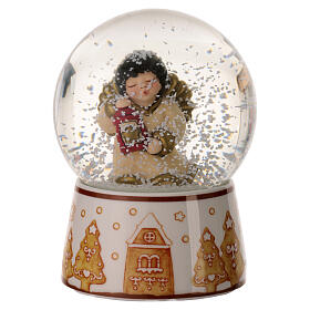 THUN Medium Christmas decorative snow globe with angel