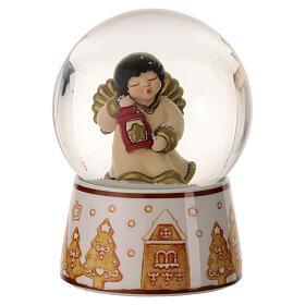 Palla di neve decorativa Angelo THUN natale media