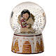 Palla di neve decorativa Angelo THUN natale media s2