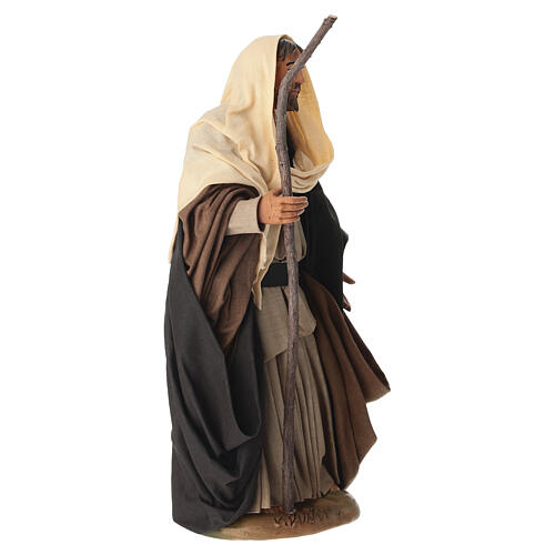 Święty Józef terakota 24 cm, szopka neapolitańska 2