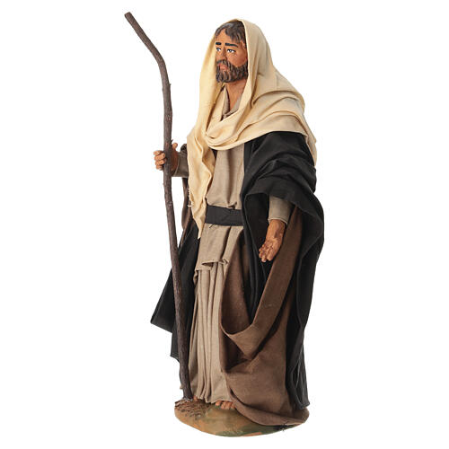 Święty Józef terakota 24 cm, szopka neapolitańska 3