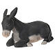 Burro sentado terracota 10 cm belén napolitano de 20 cm s2