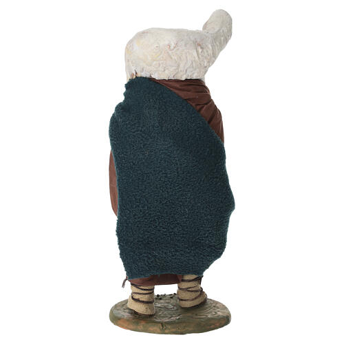 Estatua hombre con oveja a cuestas 23 cm belén napolitano 4