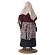 Starsza kobieta z latarenką - terrakotowa figurka do szopki neapolitańskiej 24 cm s4