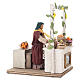 Zitronenverkaufsstand mit bewegter Terrakottafigur, 12 cm, neapolitanische Krippe s3