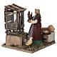 Kurnik z kurami - scena 20×20×15 cm z mechanizmem ruchu, do szopki neapolitańskiej 16–18 cm s1