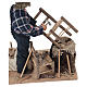 Stuhlreparateur, bewegte Krippenszene für 30 cm Krippe, 25 × 15 × 20 cm s4