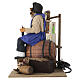 Venditore di vino su botte in movimento presepe napoletano 30 cm s6