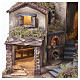 Borgo illuminato con forno presepe napoletano 14 cm 65x80x60 cm s3