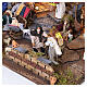 Borgo con luci presepe Napoli 14 cm 110x90x70 cm  s10