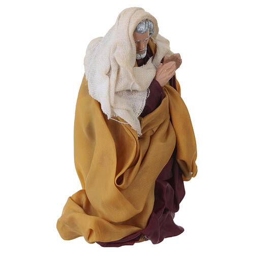 San Giuseppe presepe napoletano 10-12 cm terracotta 3