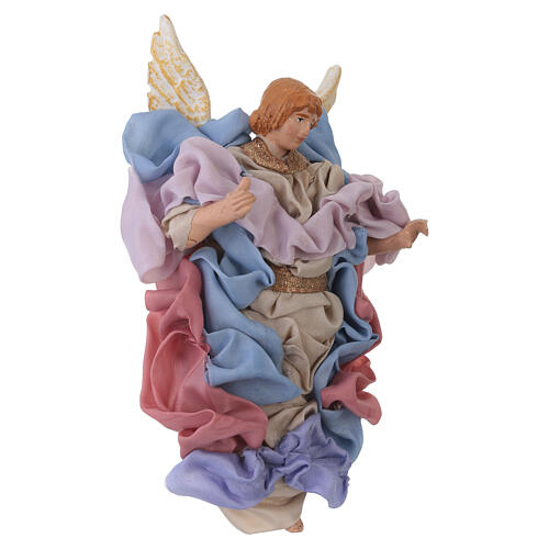 Anjo em terracota para presépio napolitano 12 cm 3