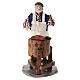 Boucher en terre cuite pour crèche napolitaine 12 cm s1