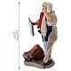 Pescador em terracota presépio napolitano 12 cm s2