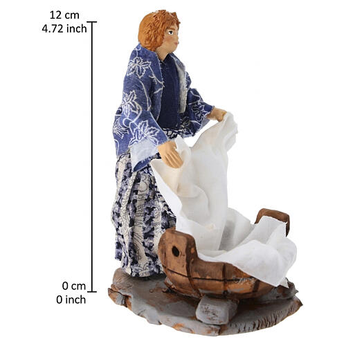 Washerwoman for 12 cm Neapolitan Nativity Scene 2