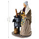 Terracotta chestnut seller for 12 cm Neapolitan Nativity Scene s2