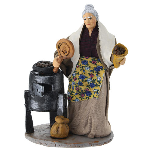 Castagnara presepe napoletano terracotta 12 cm 1