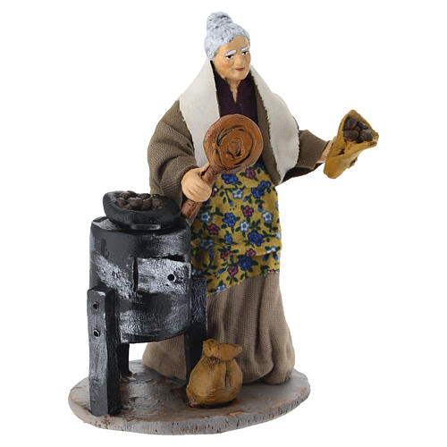 Castagnara presepe napoletano terracotta 12 cm 3