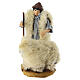 Berger avec mouton 12 cm crèche napolitaine en terre cuite s1