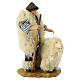 Berger avec mouton 12 cm crèche napolitaine en terre cuite s3
