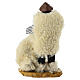 Berger avec mouton 12 cm crèche napolitaine en terre cuite s5