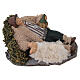 Benino, o pastor adormecido em terracota para presépio napolitano 12 cm s1