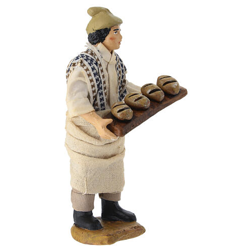 Padeiro em terracota 12 cm presépio napolitano 3