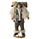 Pastore con legna presepe napoletano 12 cm in terracotta s1