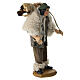 Pastore con legna presepe napoletano 12 cm in terracotta s3
