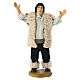 Pastore Meravigliato in terracotta presepe napoletano 12 cm s1