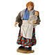 Donna con bambino 12 cm presepe napoletano in terracotta s1