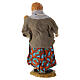 Donna con bambino 12 cm presepe napoletano in terracotta s4