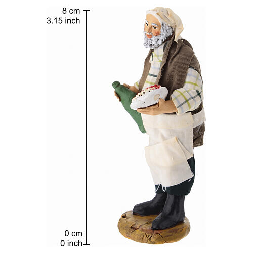 Garçom 12 cm terracota presépio napolitano 2