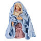 Virgen arrodillada terracota belén napolitano 8-10 cm s1