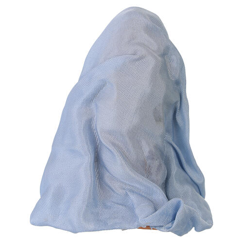 Nossa Senhora ajoelhada em terracota para presépio napolitano 8-10 cm 4