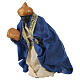 Re magio moro inginocchiato presepe Napoli 8-10 cm s2