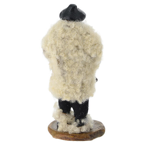 Terracotta bagpiper for 8 cm Neapolitan Nativity Scene 4
