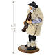 Joueur de cornemuse en terre cuite pour crèche napolitaine 8 cm s2