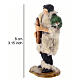 Pastore musicista presepe napoletano 8 cm in terracotta s2