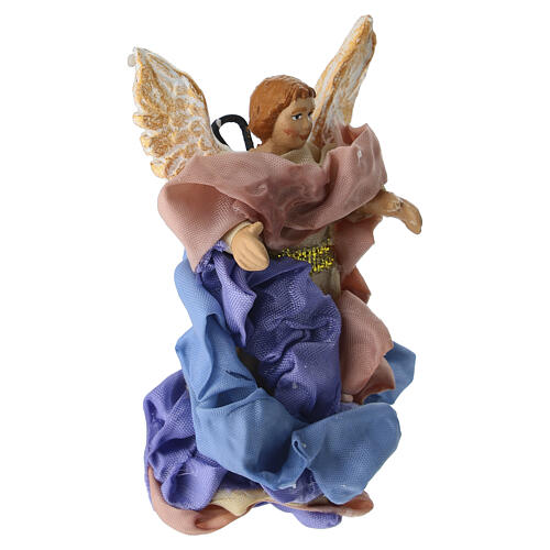 Ange en terre cuite pour crèche napolitaine 8 cm 3
