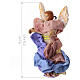 Angelo presepe napoletano 8 cm in terracotta s2