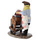 Butcher with stall for 8 cm Neapolitan Nativity Scene, terracotta s4