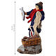 Fisherman for 12 cm Neapolitan Nativity Scene, terracotta s2