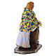Washerwoman for 8 cm Neapolitan Nativity Scene, terracotta s4