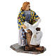 Lavandière crèche napolitaine de 8 cm en terre cuite s3
